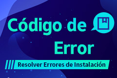 Aparecen códigos erróneos durante la instalación y el inicio del emulador