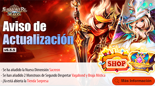 Actualización de Summoners War - v6.5.5