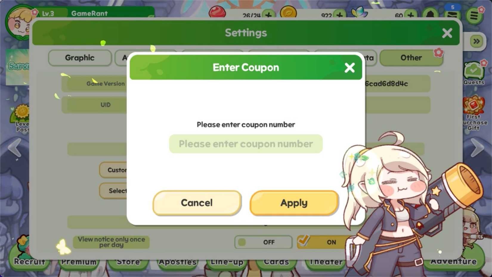 Redeem Codes in&nbsp;Trickcal:Chibi Go