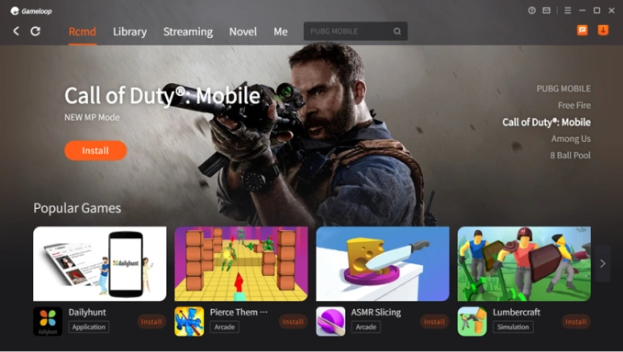 The 21 Best Android Emulators - 19. Gameloop (Tencent Gaming Buddy)