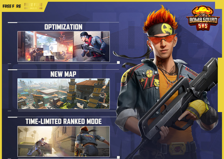 Free Fire lanza nuevas funciones de Bomb Squad