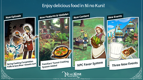 La dernière mise à jour de Ni no Kuni: Cross Worlds présente l'épisode Cooking Competition et plus encore
